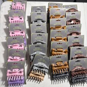 48 Multi-colored hair clips